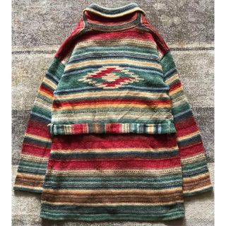 Ralph Lauren - 最高のグラデーション&ネイティブ柄 80's ラルフ