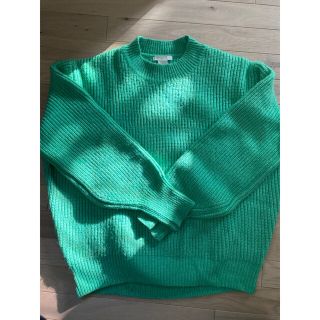 エイチアンドエム(H&M)のH&M グリーンニット(ニット/セーター)