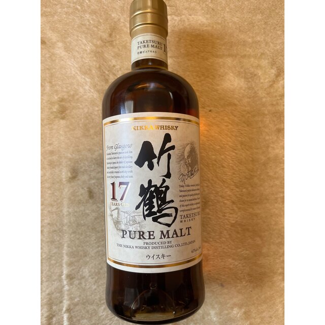 ニッカウヰスキー(ニッカウイスキー)のNIKKA ニッカウヰスキー竹鶴 17年  食品/飲料/酒の酒(ウイスキー)の商品写真