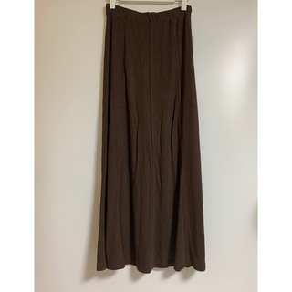 エディットフォールル(EDIT.FOR LULU)のusa vintage ブラウン　ロングスカート hooked(ロングスカート)