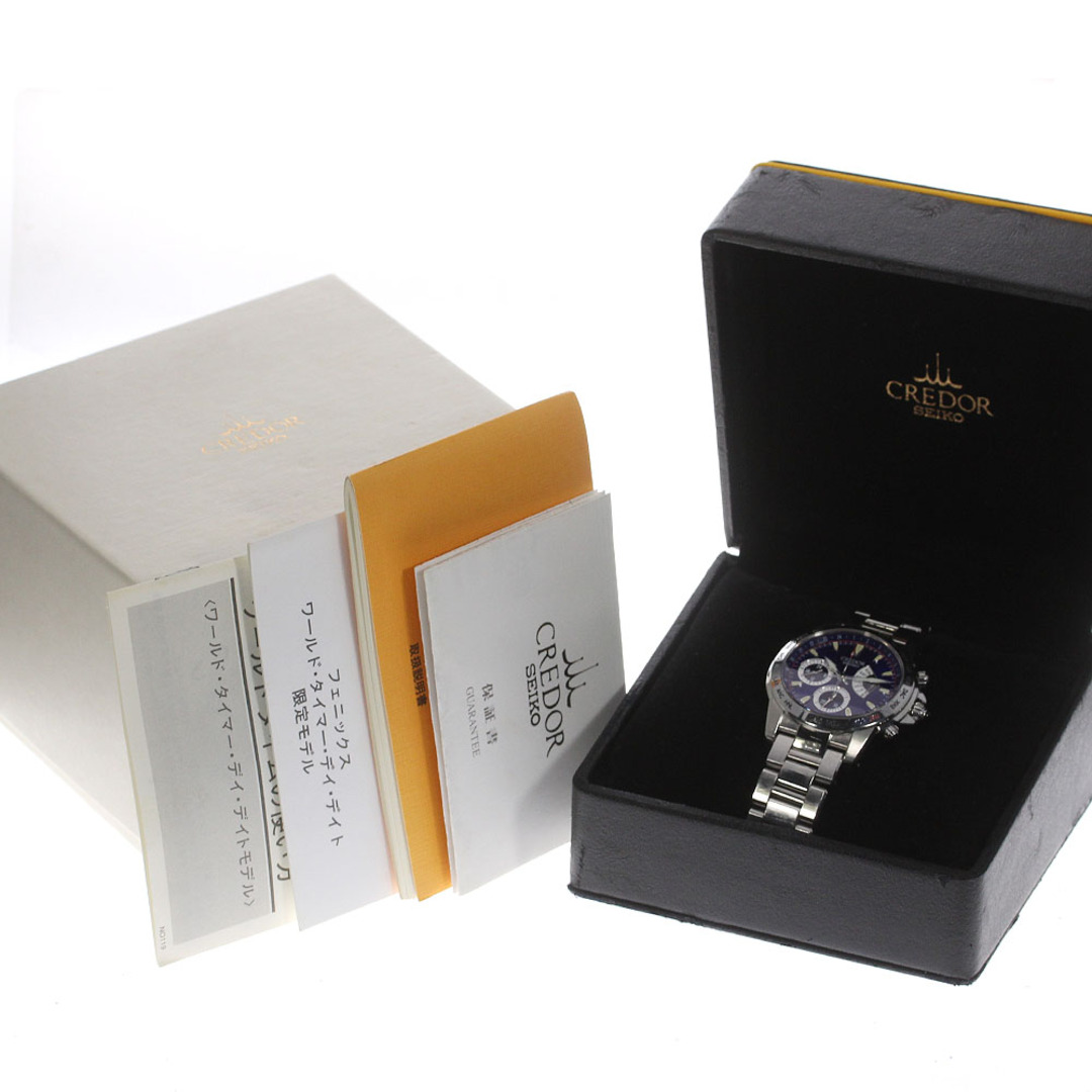 ★箱・保証書付き【SEIKO】セイコー クレドール フェニックス 日韓ワールドカップ 限定500本 4S77-00A0/GCBG977 自動巻き メンズ_713965 1