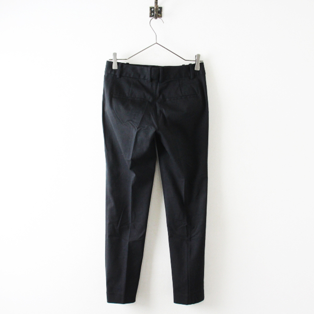 theory(セオリー)の定番 人気アイテム Theory セオリー STRETCH CANVAS STRAIGHT TROUSER カラーストレッチパンツ 00/ブラック【2400013033244】 レディースのパンツ(カジュアルパンツ)の商品写真