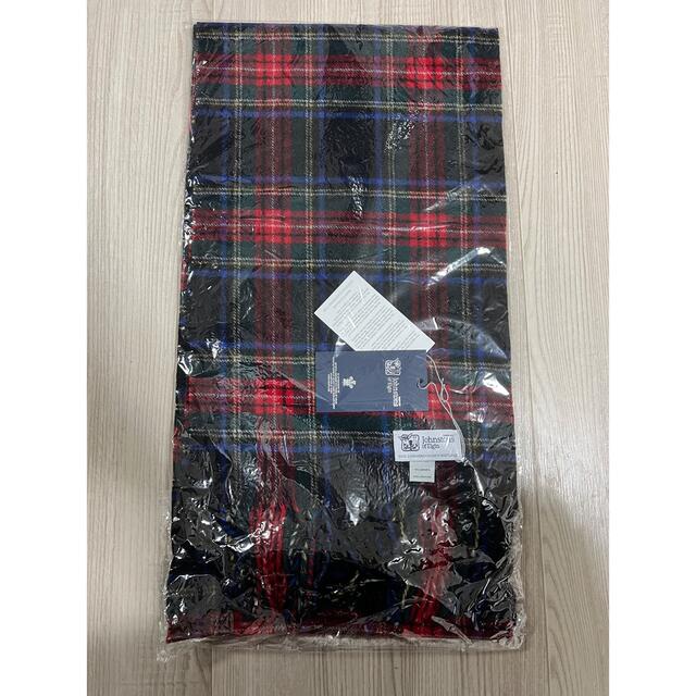 新品 ジョンストンズ カシミア100% 小判ストール ビームス アーバン