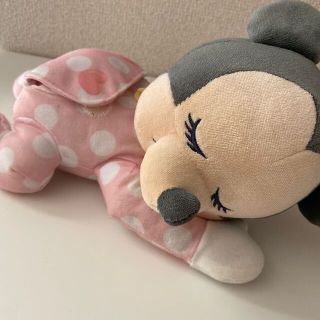 タカラトミー(Takara Tomy)のタカラトミー ディズニー いっしょにねんね すやすやメロディ　ミニー　☆美品☆(オルゴールメリー/モービル)