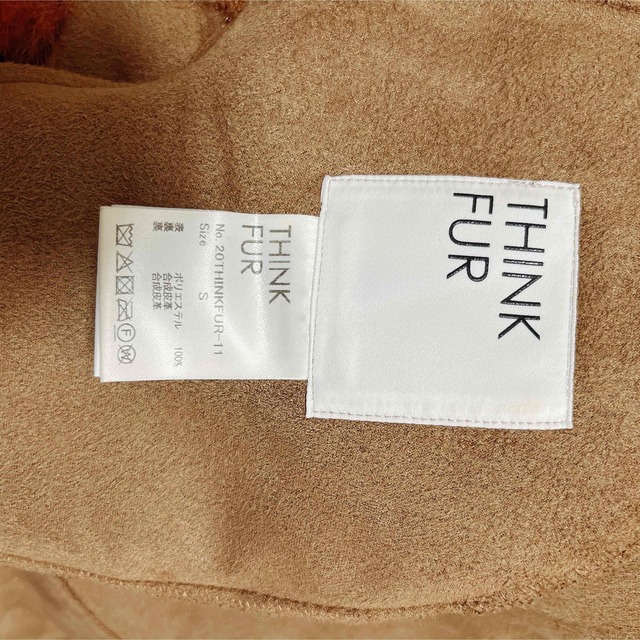 think fur エコファーコート　ピンク　M