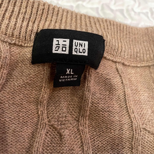 UNIQLO(ユニクロ)の値下げ！メンズ✳︎ニット✳︎ユニクロ✳︎ケーブルニット✳︎カシミア メンズのトップス(ニット/セーター)の商品写真