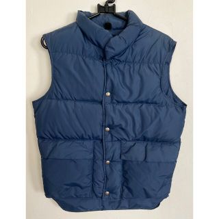 Woolrichウールリッチ ダウンベスト USA製 紺 S 21035 Woolrichウールリッチ ダウンベスト USA製 紺 S 21035