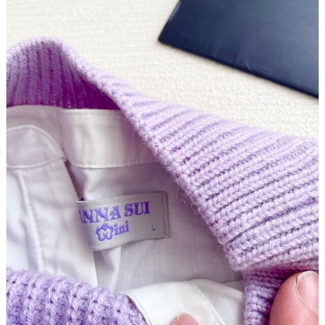 ANNA SUI mini - アナスイミニ 140 ニットベスト ブラウスの通販 by み
