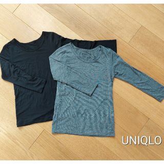 ユニクロ(UNIQLO)のUNIQLO HEATTECH ヒートテック130  長袖(下着)