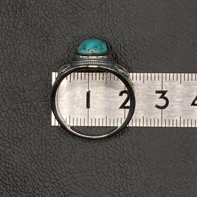 シルバーリング s925 指輪 メンズ レディース ターコイズ 22号 63G メンズのアクセサリー(リング(指輪))の商品写真