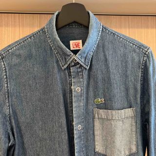 ラコステ(LACOSTE)の【美品】ラコステ デニムシャツ(シャツ)