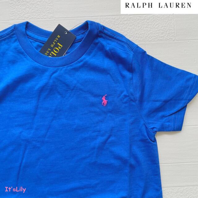 Ralph Lauren(ラルフローレン)の6t120cm ラルフローレン  半袖　ワンポイント　ポニー　青 キッズ/ベビー/マタニティのキッズ服男の子用(90cm~)(Tシャツ/カットソー)の商品写真