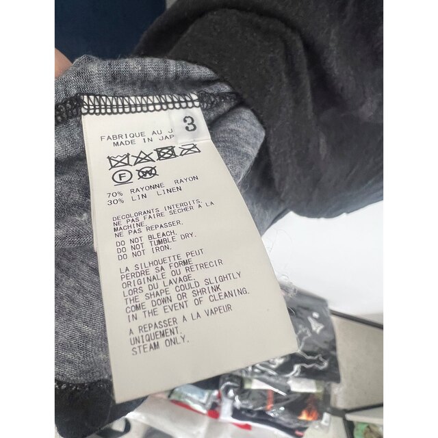 Yohji Yamamoto(ヨウジヤマモト)の3 BLACK Scandal Yohji Yamamoto 内田すずめ  メンズのトップス(Tシャツ/カットソー(半袖/袖なし))の商品写真