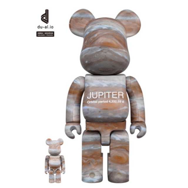 BERBRICK品名JUPITER BE@RBRICK 100％ & 400％