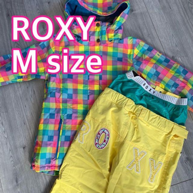 超美品 ROXY レディース スキーウェア スノーボードウェア 上下 【高