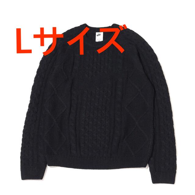 L NIKE AS M NL CABLE KNIT SWEATER 新品ニット/セーター