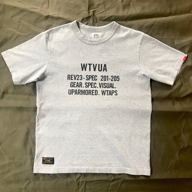 W)taps - WTAPS DESIGN Tシャツ グレー Mサイズの通販 by プーチン's
