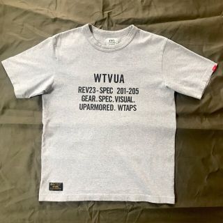 ダブルタップス(W)taps)のWTAPS DESIGN Tシャツ　グレー　Mサイズ(Tシャツ/カットソー(半袖/袖なし))