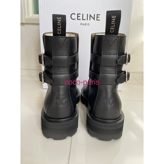 celine(セリーヌ)のセリーヌ　マーガレットアンクルブーツ　ブラック レディースの靴/シューズ(ブーツ)の商品写真