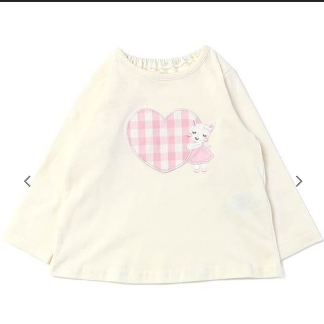 coeur a coeur(クーラクール)の【新品】クーラクール　長袖Tシャツ　100サイズ キッズ/ベビー/マタニティのキッズ服女の子用(90cm~)(Tシャツ/カットソー)の商品写真