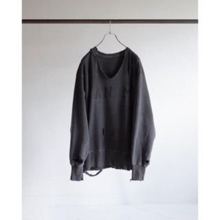 ワンエルディーケーセレクト(1LDK SELECT)のANCELLM AN M CRASH CREWNECK SWEAT SHIRT(スウェット)