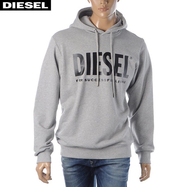 DIESEL パーカー　00SAQJ 0BAWT S－GIR－HOOD グレーL