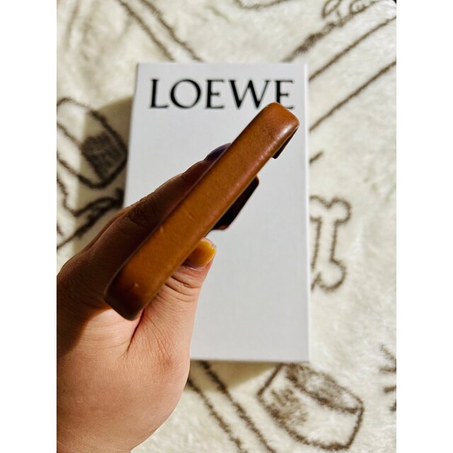 スマホアクセサリーLOEWE iPhone12promax レザーケース