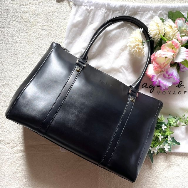 に値下げ! 【美品】アニエスベー ハンドバッバッグ レザー トート