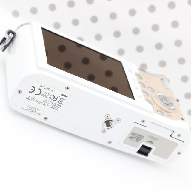 ❤WiFi SDカード付き❤ オリンパス P1 ホワイト ミラーレスカメラ 5