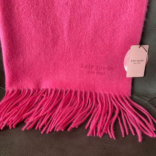 【新品未使用】katespade newyork カシミヤ レッド マフラー