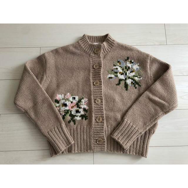 セブンテンバイミホカワヒトxケイタマルヤマ 刺繍カーディガン ライト
