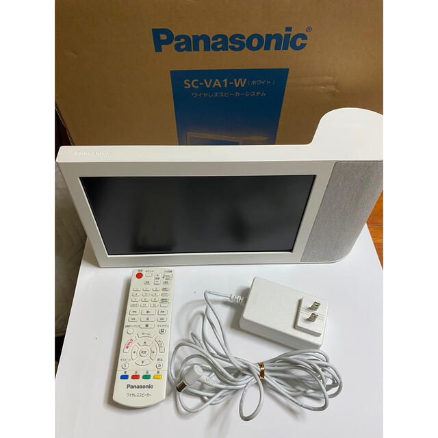 Panasonic(パナソニック)のPanasonic ワイヤレススピーカーシステム SC-VA1-W スマホ/家電/カメラのオーディオ機器(スピーカー)の商品写真