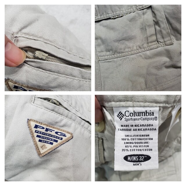 Columbia(コロンビア)の90s Columbia コロンビア PFG フィッシング 2way パンツ メンズのパンツ(ワークパンツ/カーゴパンツ)の商品写真