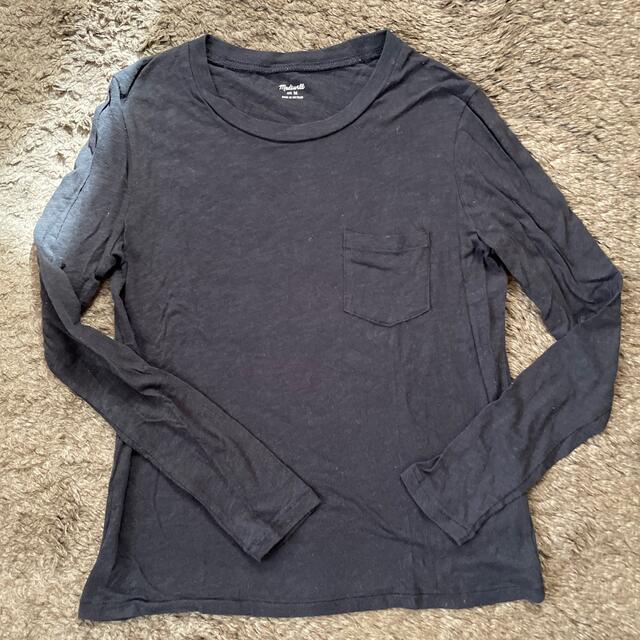 Madewell(メイドウェル)のmadewell ブラック　カットソー　長袖 レディースのトップス(Tシャツ(長袖/七分))の商品写真