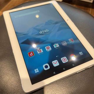 ファーウェイ(HUAWEI)の☆タブレット☆dtab☆docomo☆Android☆d-01H☆送料込☆001(タブレット)