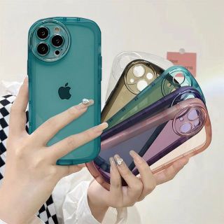 iPhoneケース クリアケース TPU 韓国 スマホケース(iPhoneケース)