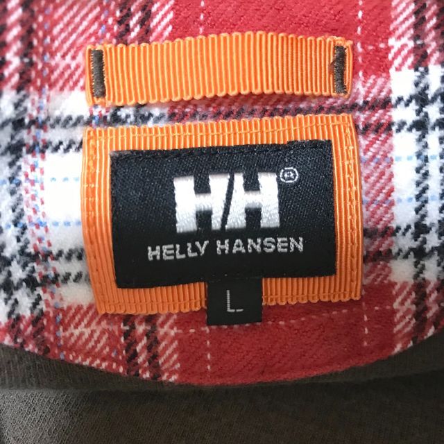 HELLY HANSEN(ヘリーハンセン)のヘリーハンセン パーカー ロゴマーク ダブルジップ カーキ サイズL メンズのトップス(パーカー)の商品写真