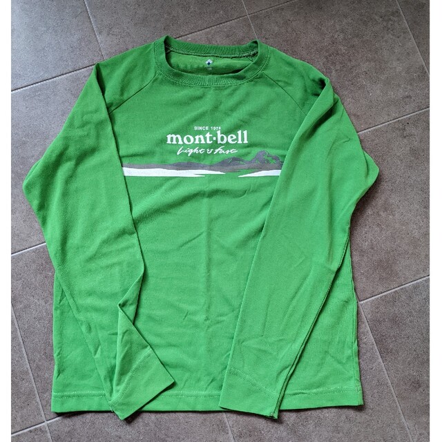 mont bell(モンベル)の美品　モンベルロンT150 キッズ/ベビー/マタニティのキッズ服男の子用(90cm~)(Tシャツ/カットソー)の商品写真