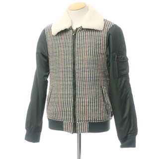 スコッチアンドソーダ(SCOTCH & SODA)の【中古】スコッチアンドソーダ SCOTCH & SODA コットン ポリエステル 切替 ジップアップ 中綿ブルゾン【サイズS】【メンズ】(ブルゾン)