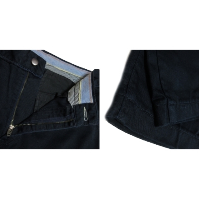 RAGEBLUE(レイジブルー)のレイジブルー RAGEBLUE パンツ クロップド 七分丈 ハーフ 厚手 L 紺 メンズのパンツ(スラックス)の商品写真