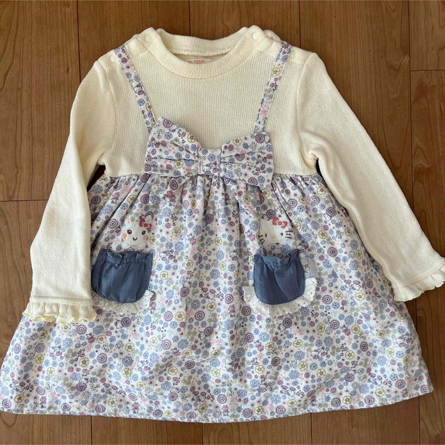 coeur a coeur(クーラクール)のクーラクール♡キティコラボ冬物6点100cm キッズ/ベビー/マタニティのキッズ服女の子用(90cm~)(Tシャツ/カットソー)の商品写真