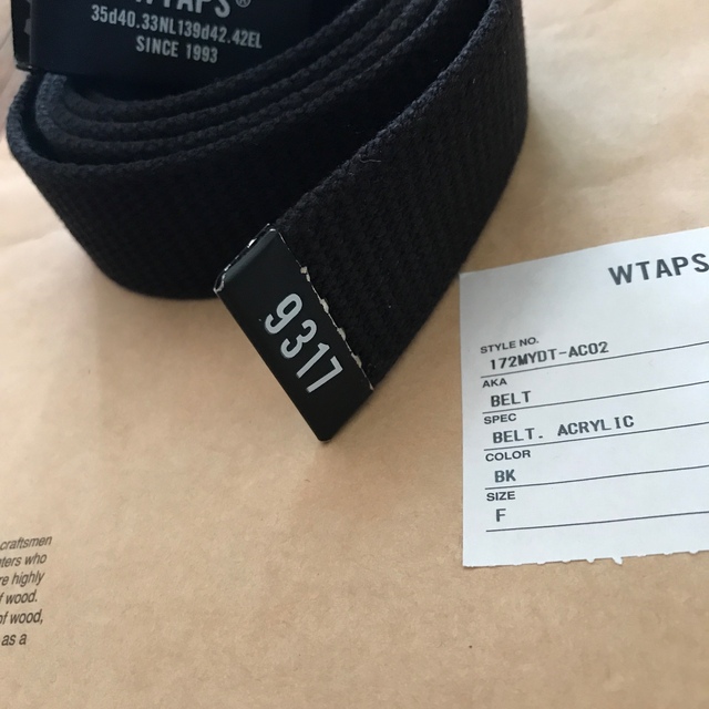 WTAPS 20AW GIB BELT ACRYLIC BK ベルト | freecadfloorplans.com