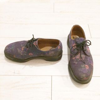 ドクターマーチン(Dr.Martens)のドクターマーチン花柄シューズ(ローファー/革靴)