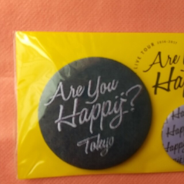 嵐(アラシ)の嵐Are You Happy? 東京ドーム限定缶バッチ エンタメ/ホビーのタレントグッズ(アイドルグッズ)の商品写真