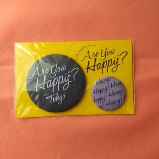 アラシ(嵐)の嵐Are You Happy? 東京ドーム限定缶バッチ(アイドルグッズ)