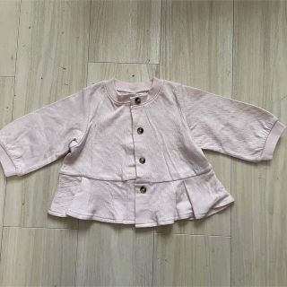 ジーユー(GU)の【美品】GU  BABY UVカットブルゾン 70cm(カーディガン/ボレロ)