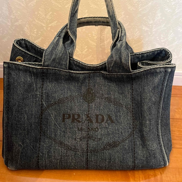 PRADA トートバッグ　デニム