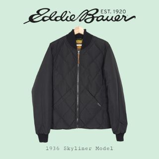 エディーバウアー(Eddie Bauer)のエディーバウアー スカイライナー 黒/ブラック ダウンジャケット(ダウンジャケット)