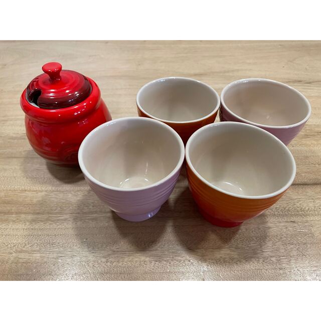 LE CREUSET(ルクルーゼ)の【中古品】ル・クルーゼ　カップ　バーベキューポット インテリア/住まい/日用品のキッチン/食器(食器)の商品写真