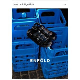 エンフォルド(ENFOLD)のゆっぴさん専用エンフォルド　アシンメトリー皮サンダル(サンダル)